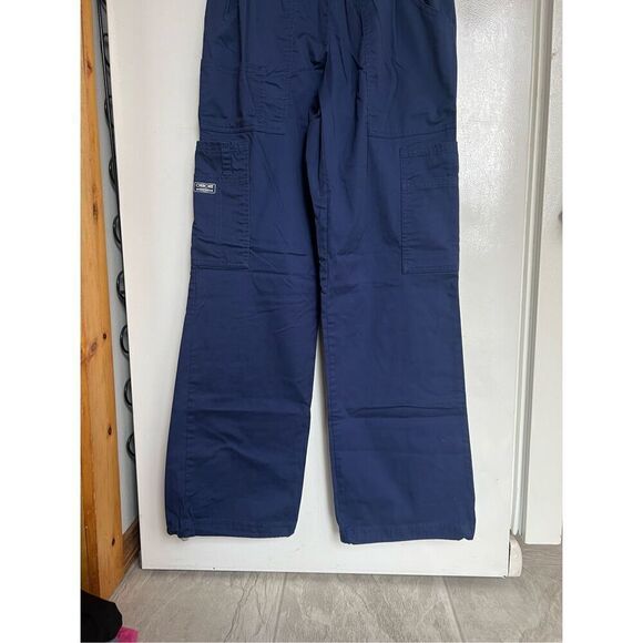 Cherokee Workwear Navy Scrub Pants Woman’s Size XS - Picture 2 of 6